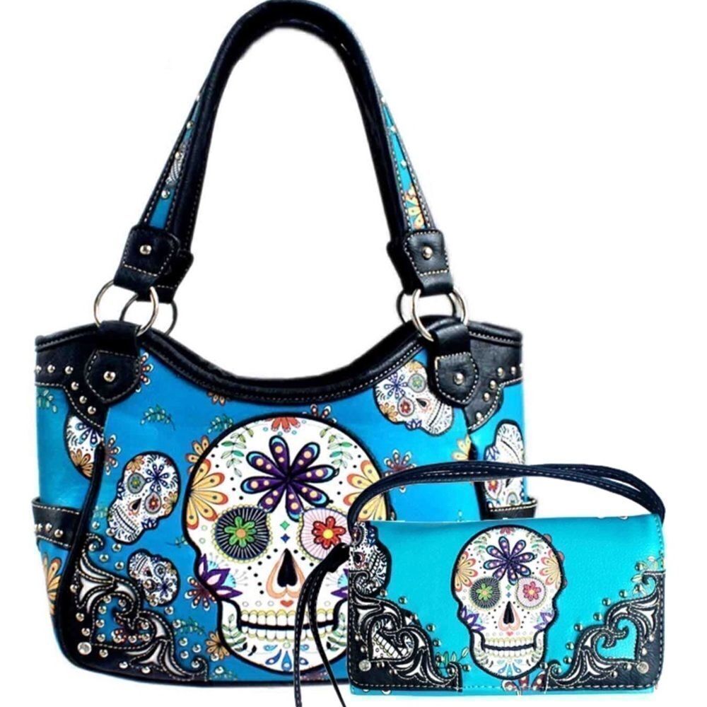Sugar Skull Handbag Gift Set